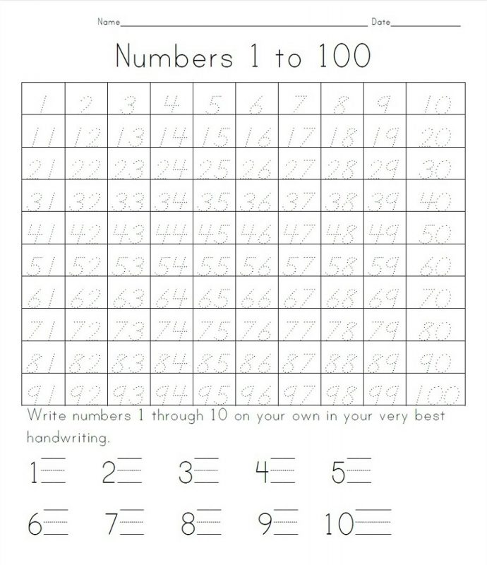 number worksheets 1 100 k5 worksheets