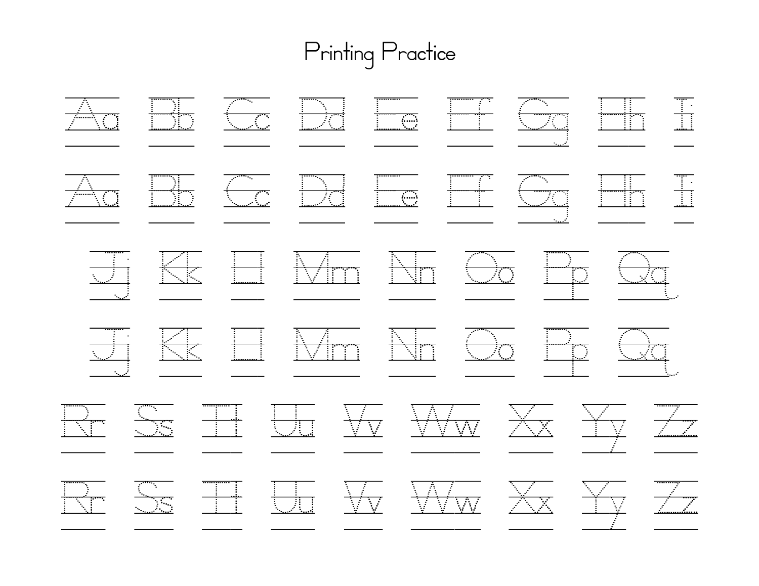 Uppercase And Lowercase Letters K5 Worksheets