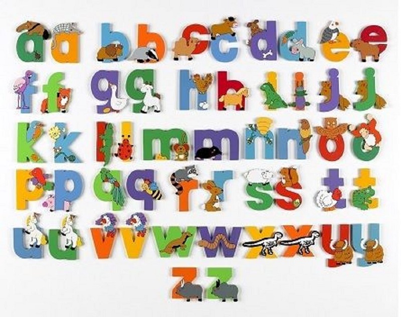 animal shaped letters font