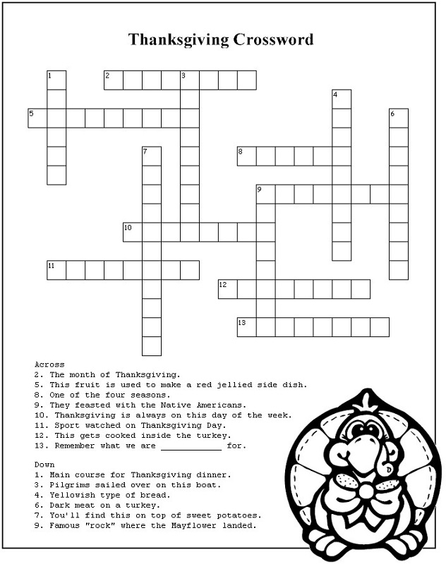 Printable Crosswords for Kids K5 Worksheets