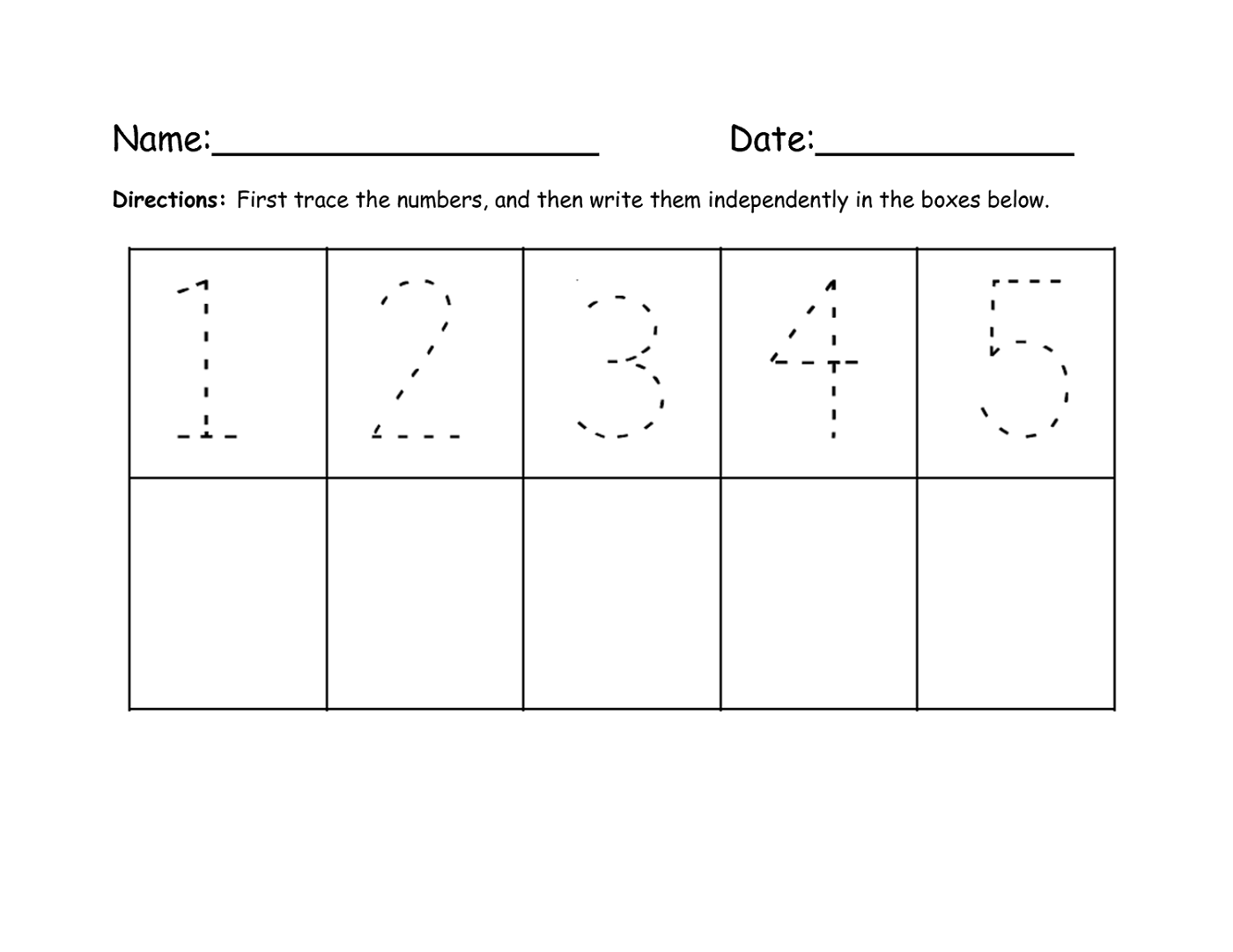 Number Worksheets K5 Worksheets