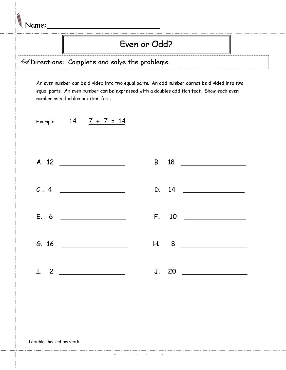 odd and even numbers worksheets large