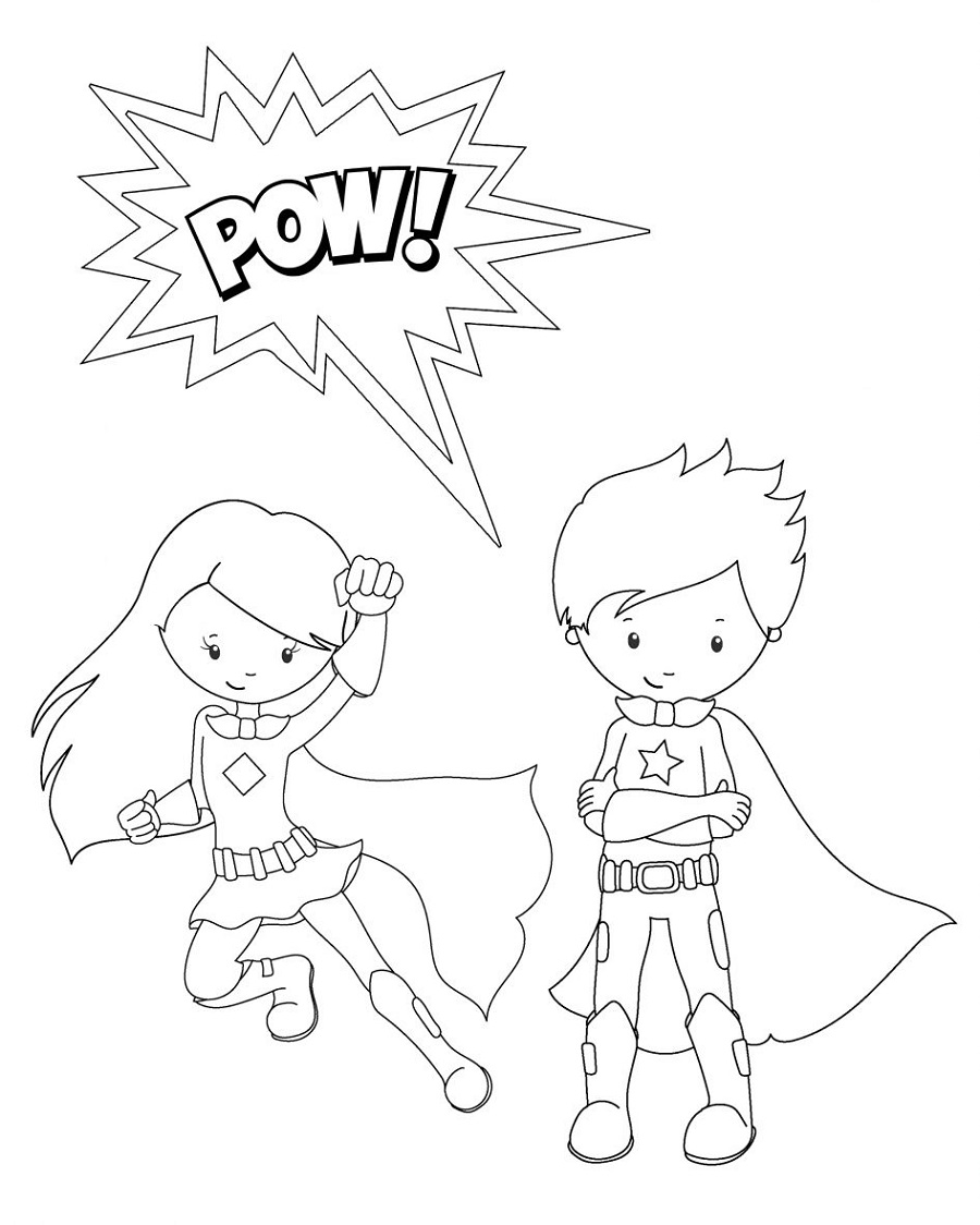 Coloring Images for Kids Hero