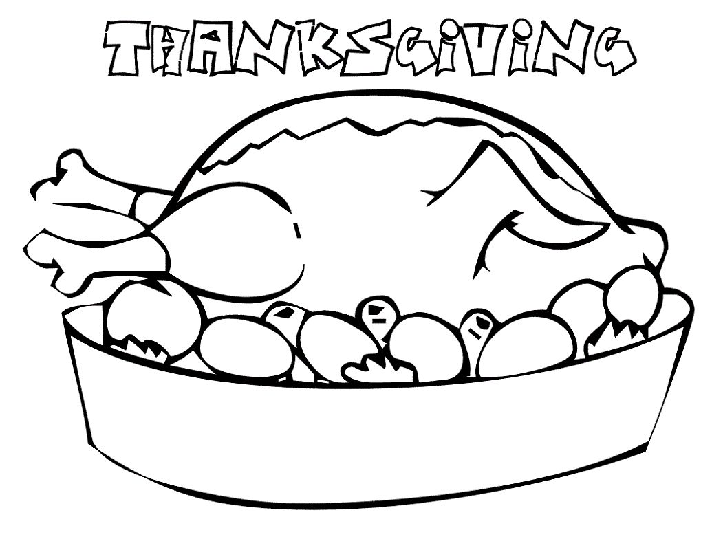 Coloring Sheets for Kids Thanksgiving