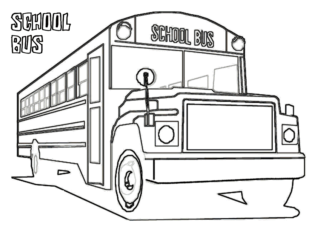 Coloring for Boys Bus