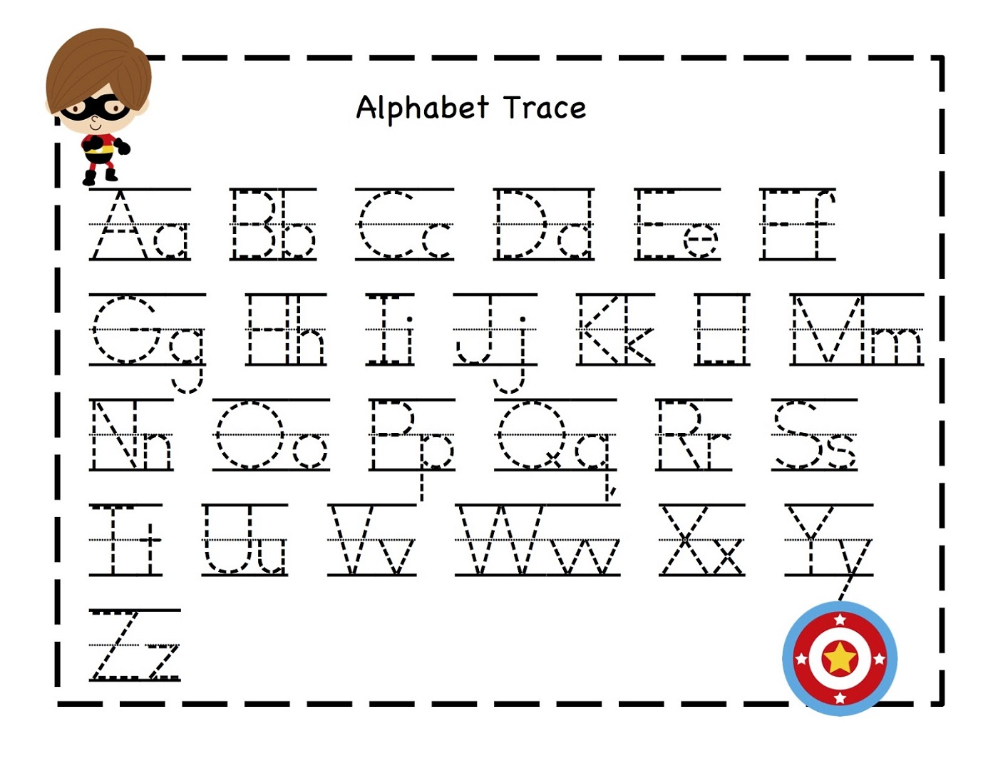 abc traceable worksheets complete