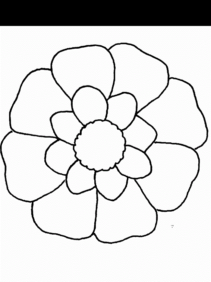 Colouring Pictures to Print Flower