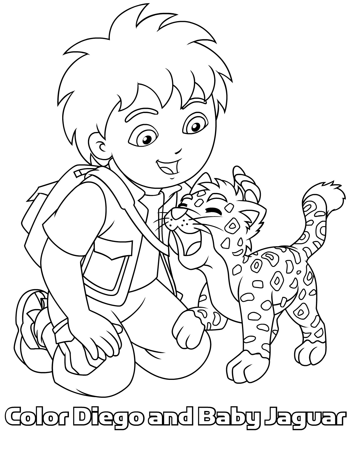 Free Coloring Papers Diego