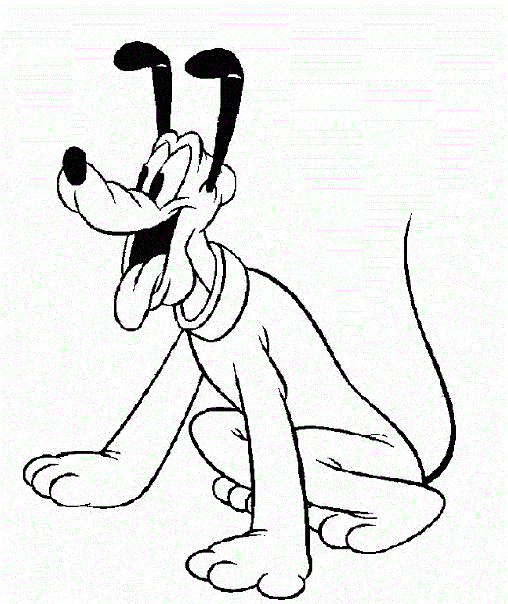 Free Coloring Papers Pluto