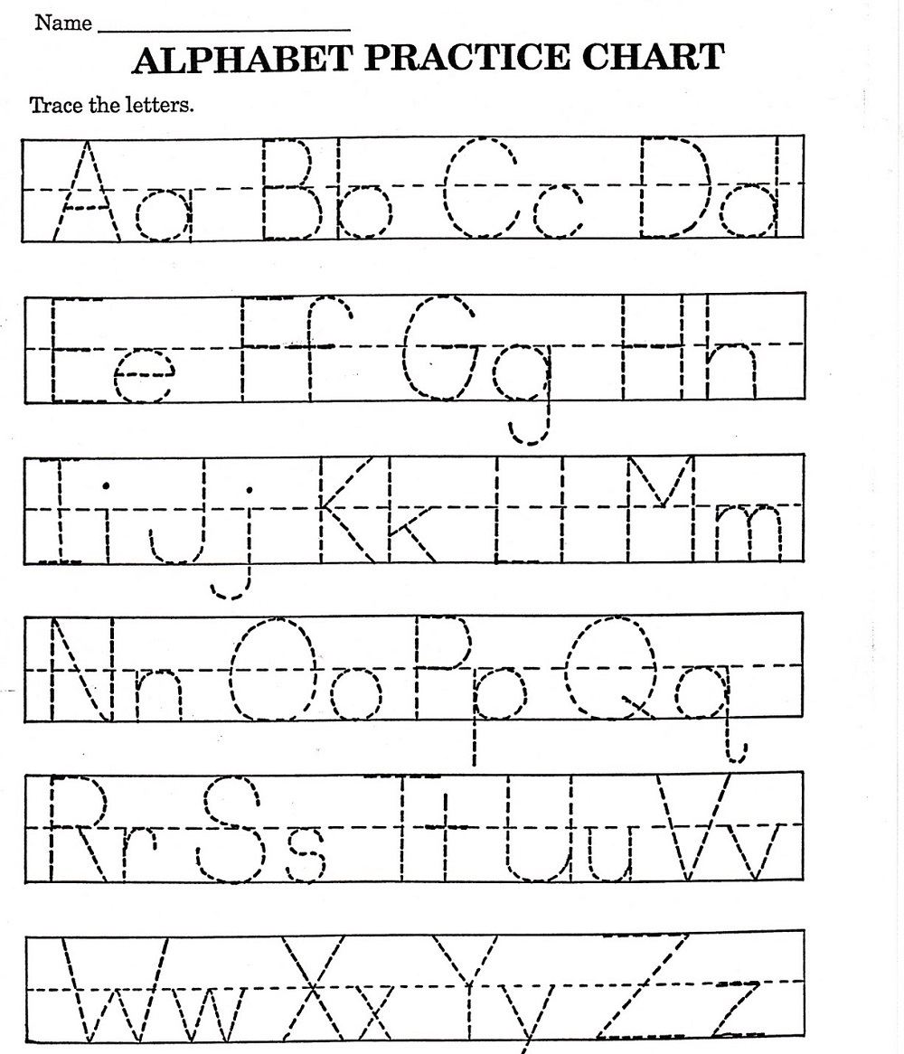 Kindergarten Writing Worksheets Tracing