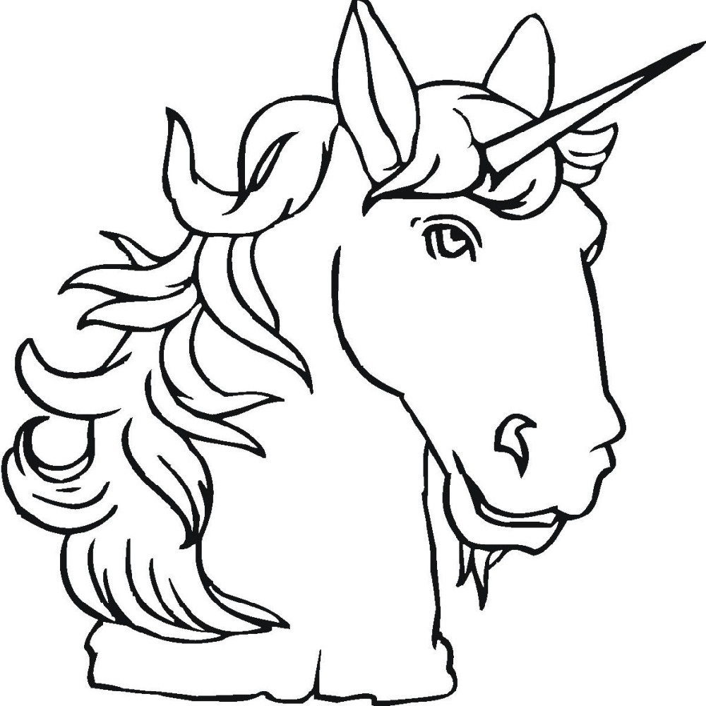 Coloring Pages For Kids Unicorns