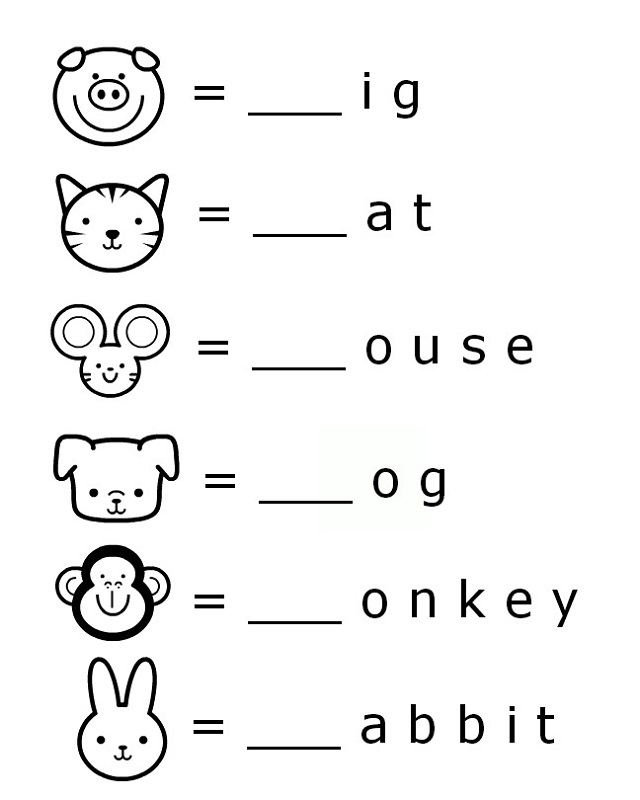 Toddler Learning Worksheets Word