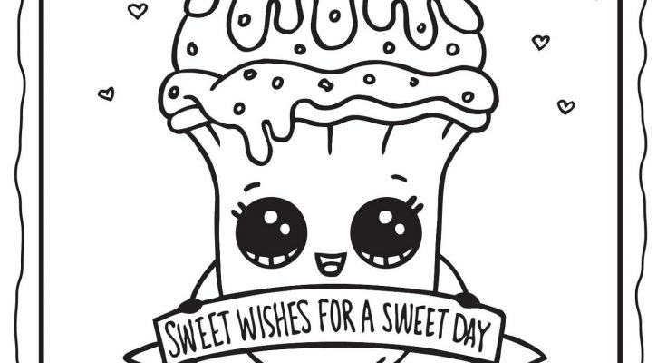 Cute Food Coloring Pages | K5 Worksheets