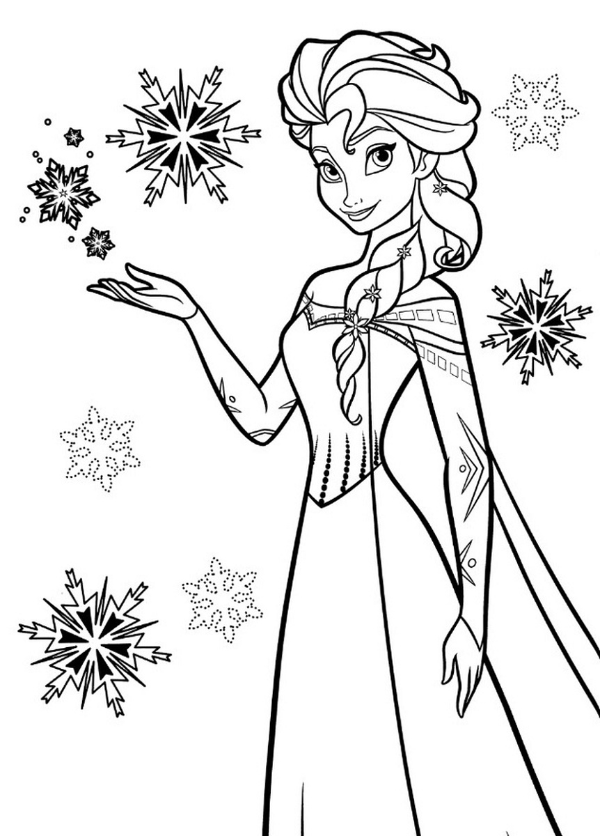 Elsa Coloring Pages To Print