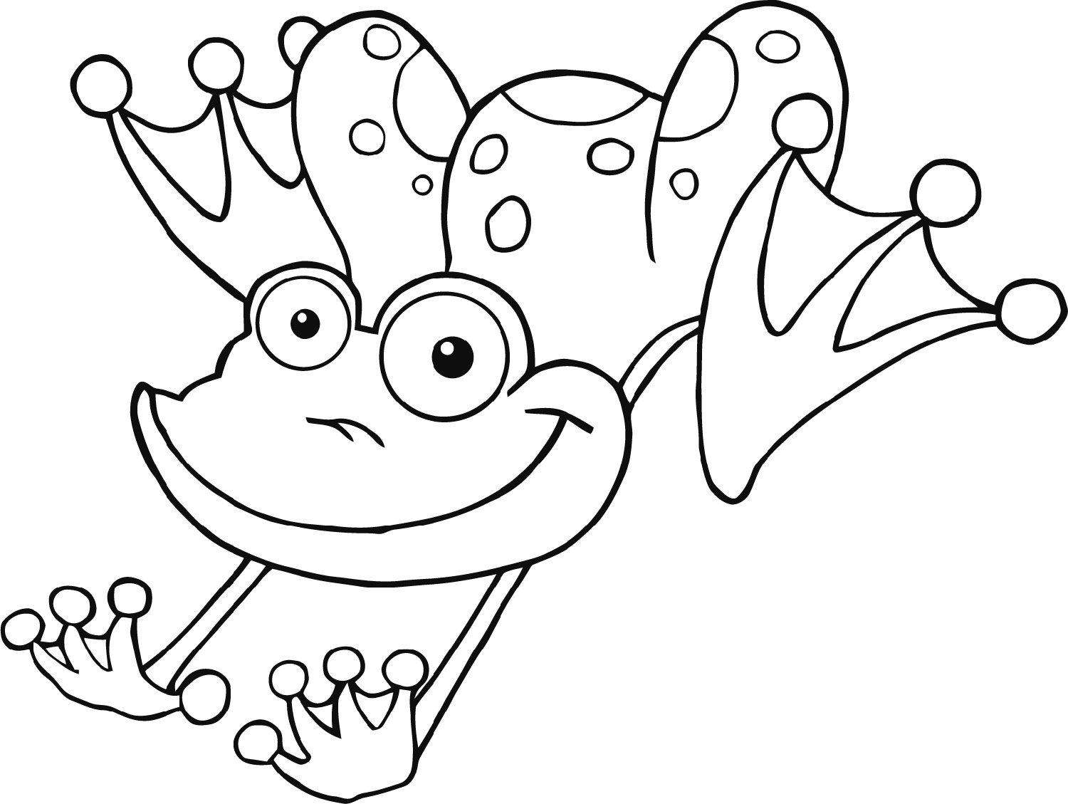 Frog Coloring Pages For Kids