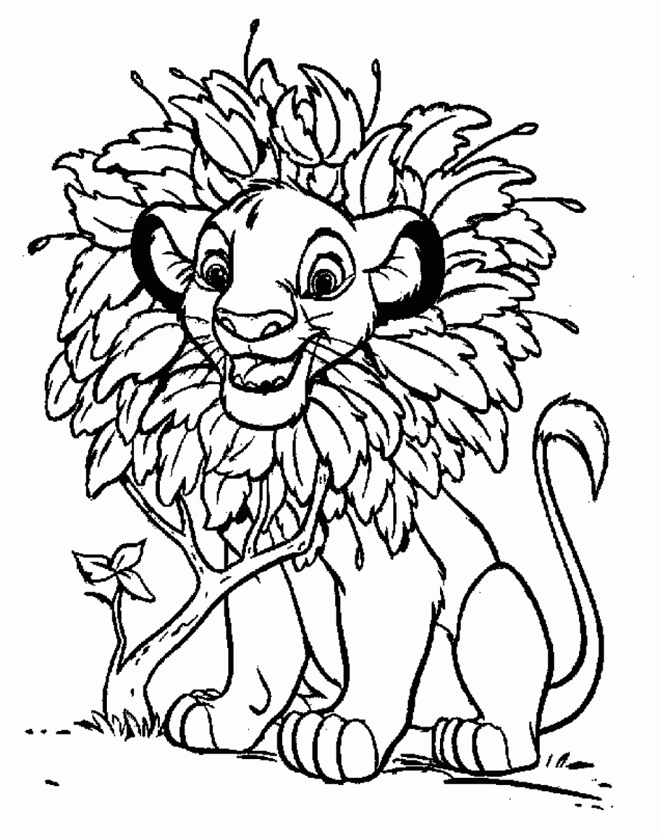 Lion King Coloring Pages Disney