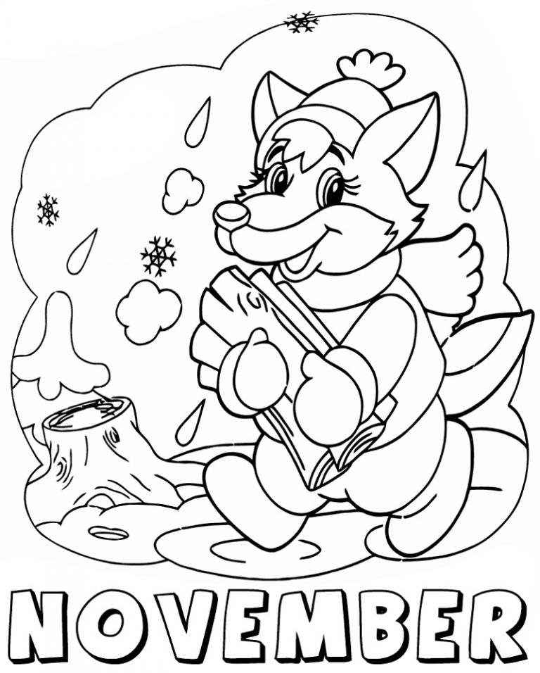 November Coloring Sheets K5 Worksheets
