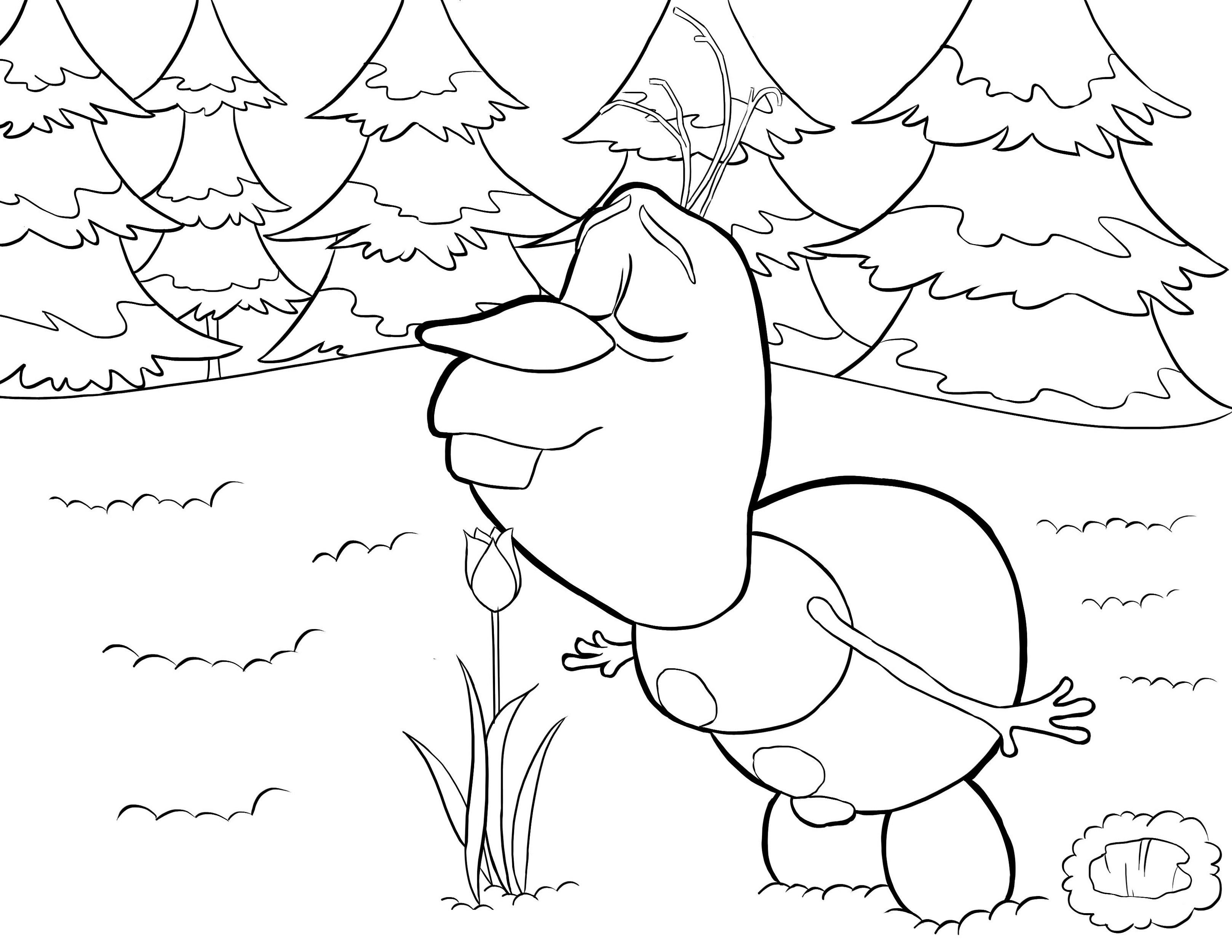 Olaf Coloring Pages To Print