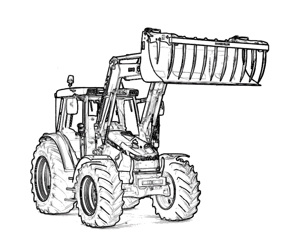 Tractor Coloring Pages Free