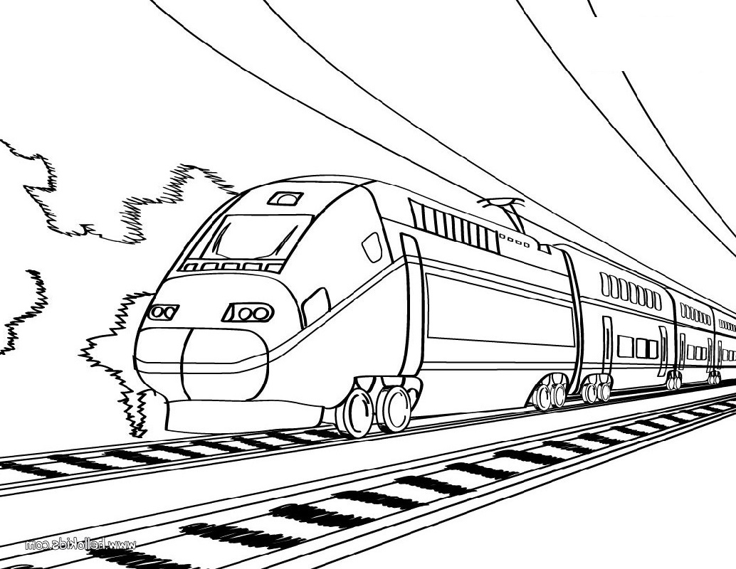 Train Coloring Pages Free