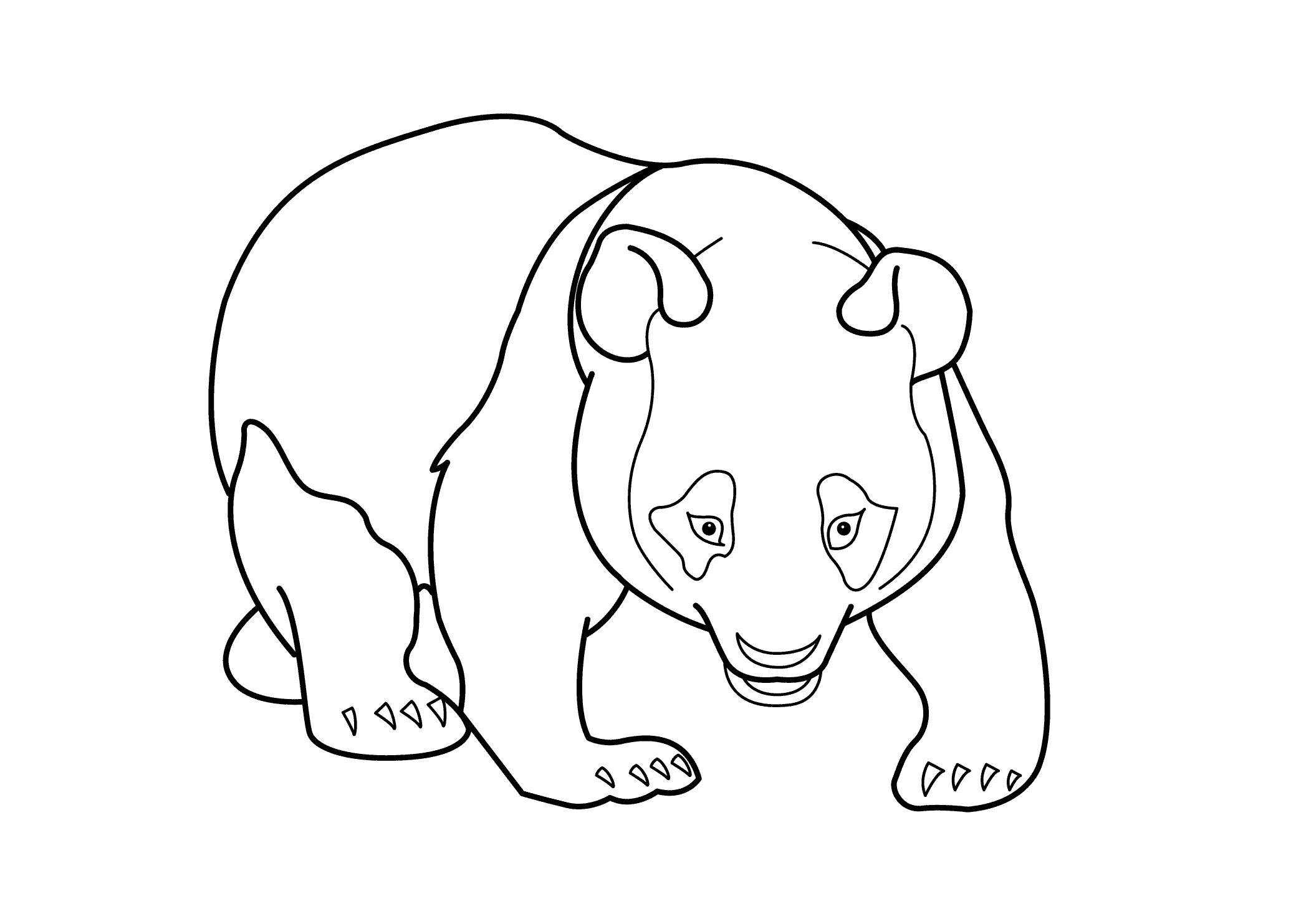 Adult Panda Coloring Pages