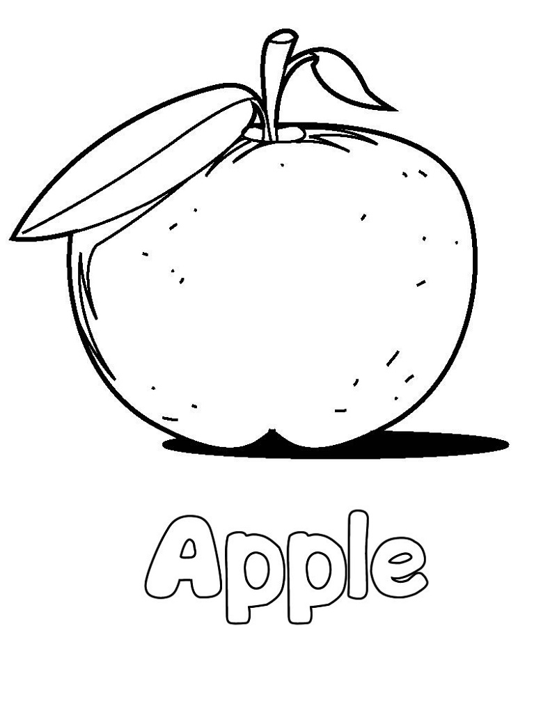 Apple Coloring Pages To Print
