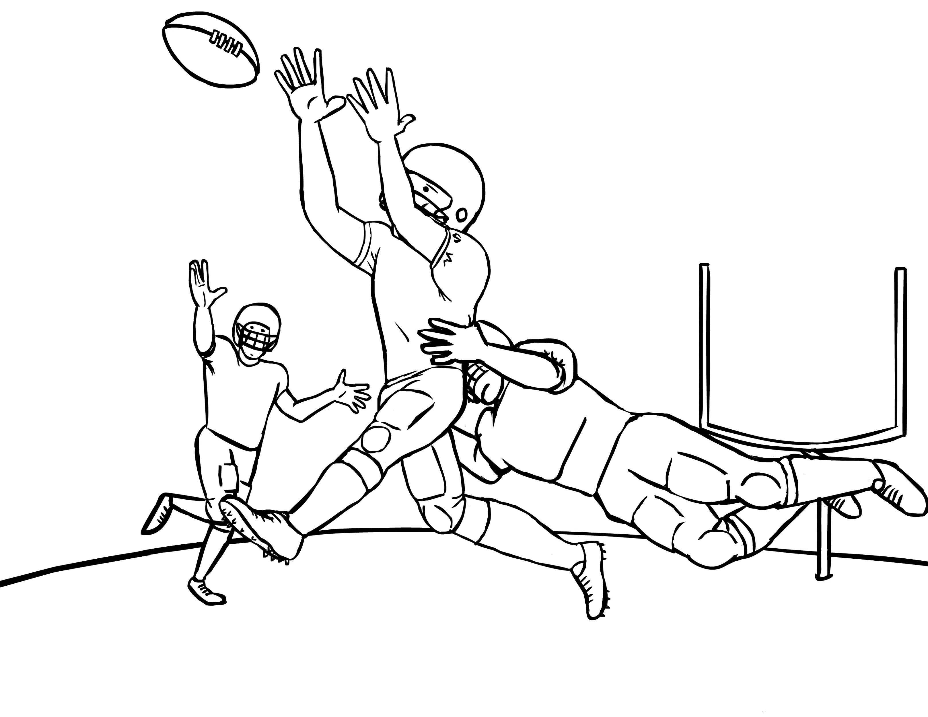 Football Coloring Pages Printable