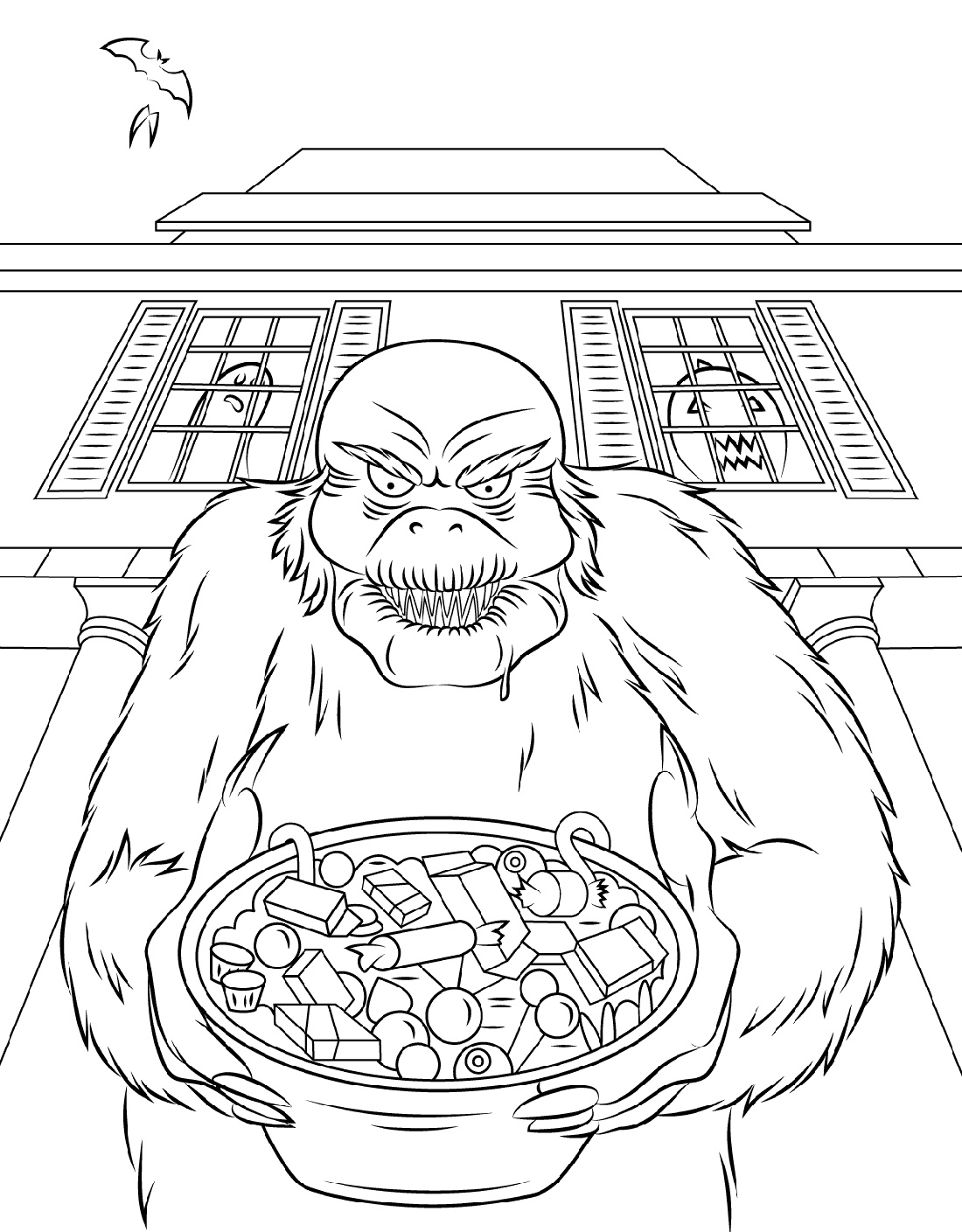 Goosebumps Coloring Pages Free