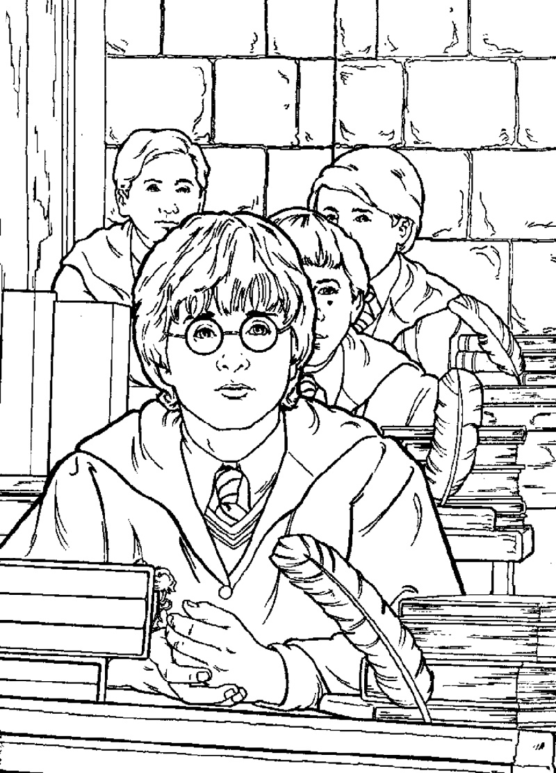Harry Potter Coloring Book To Print