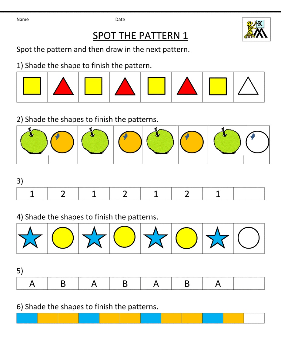 Kindergarten | K5 Worksheets