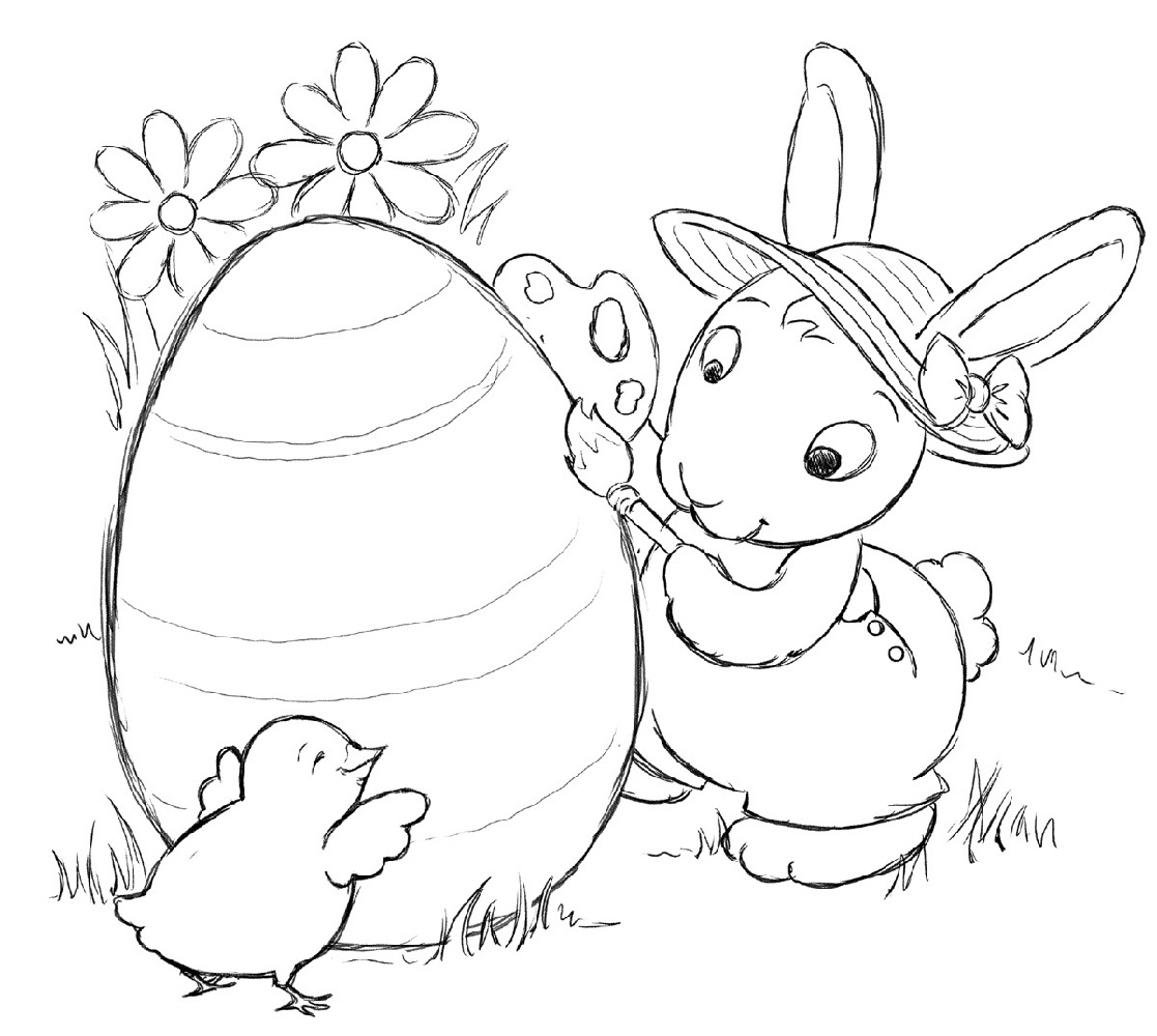Printable Easter Coloring Pages For Kids
