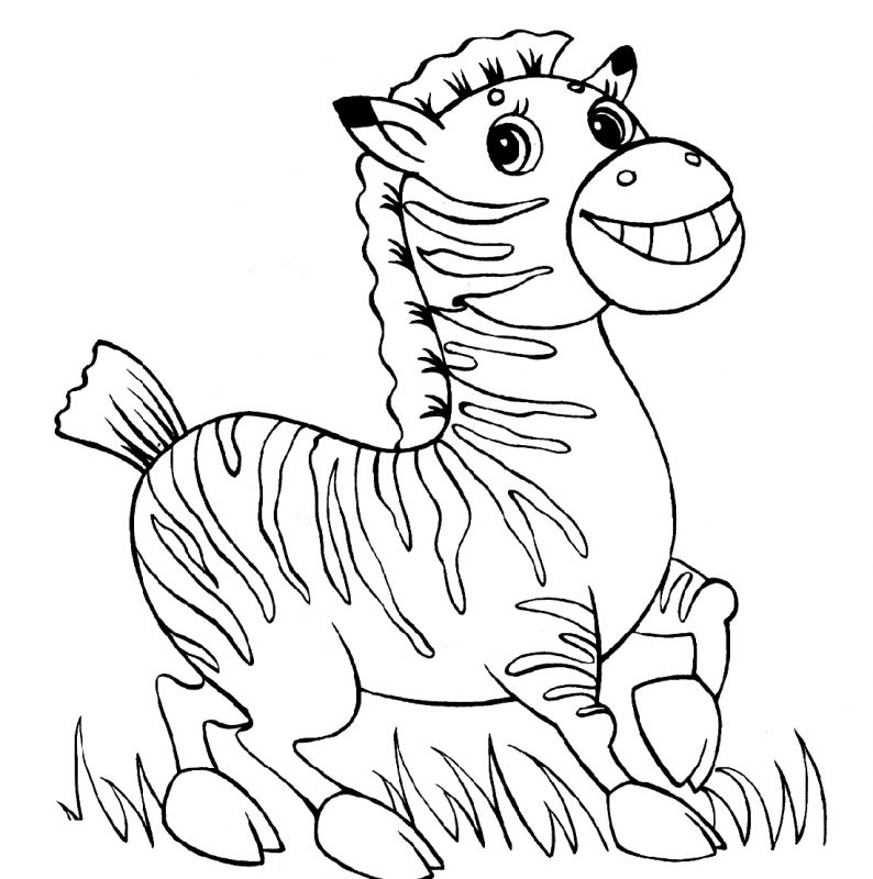 Zebra Coloring Pages | K5 Worksheets