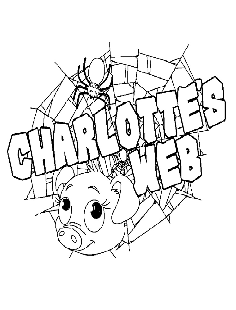 Charlotte's Web Coloring Pages For Kids