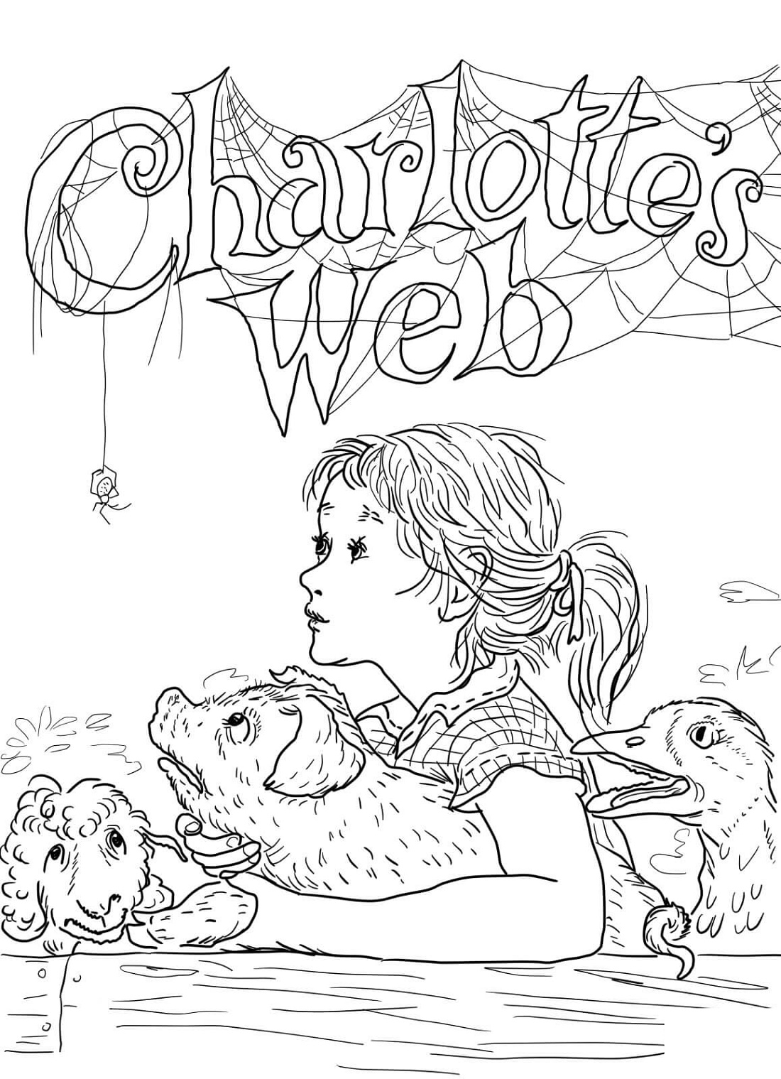 Charlotte's Web Coloring Pages Free