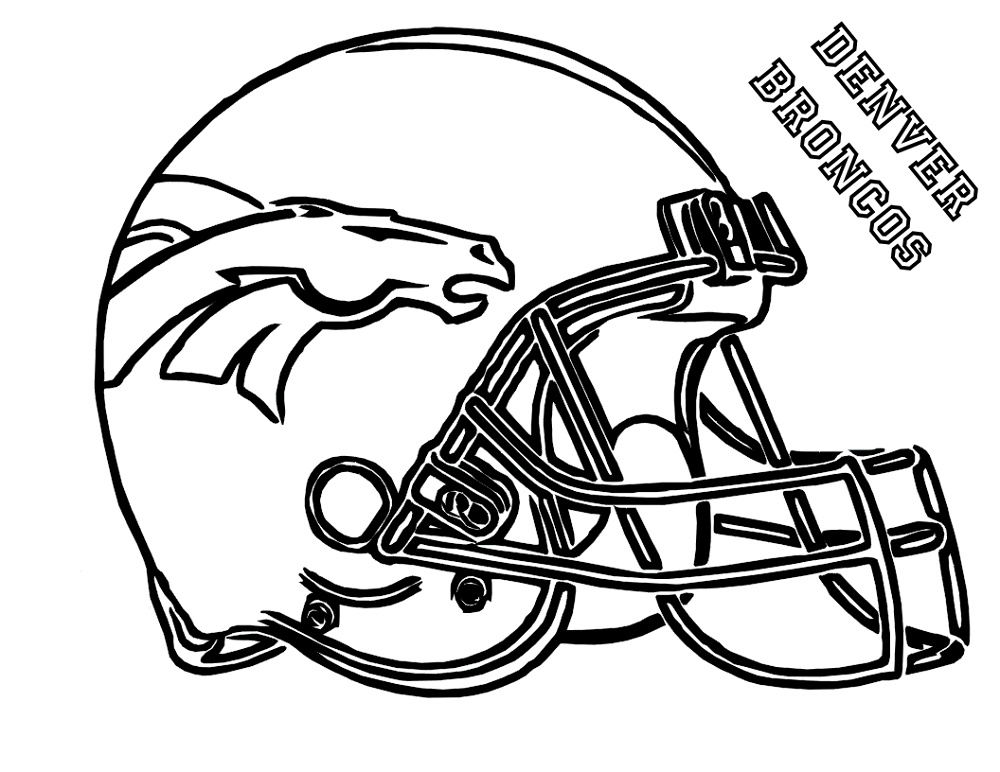 Denver Broncos Coloring Pages