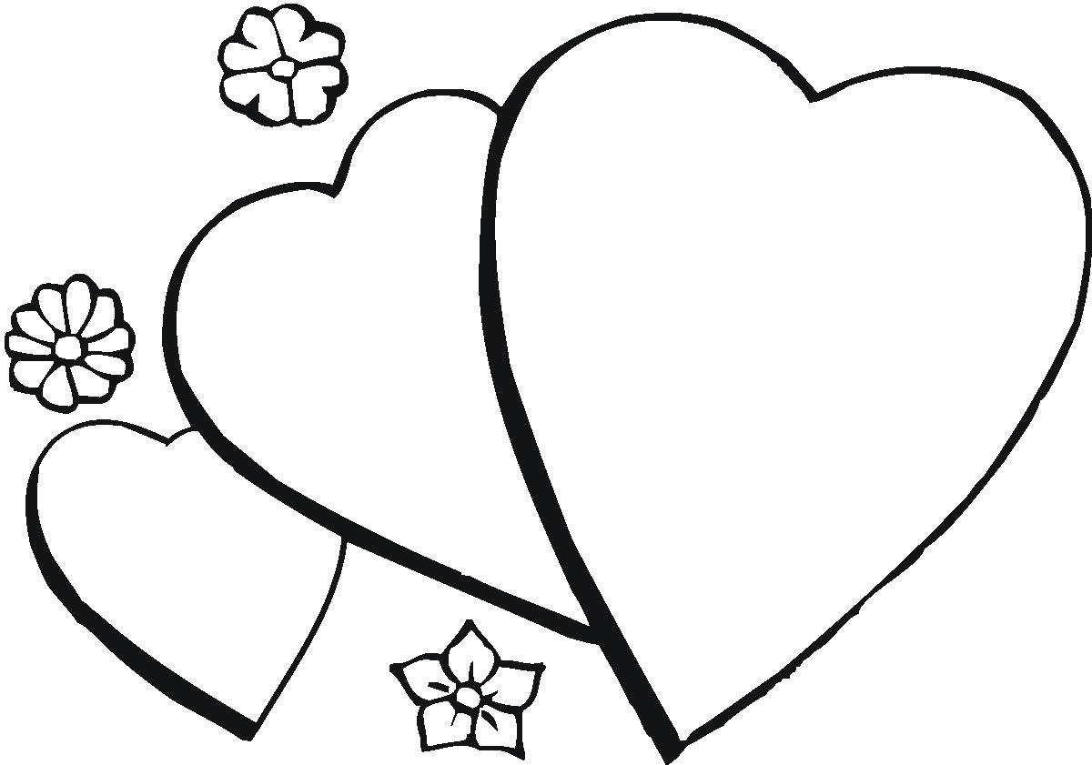 Heart Coloring Pages For Girls