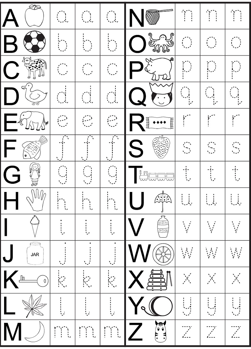 Activities For 7 Year Olds Printable Alphabet
