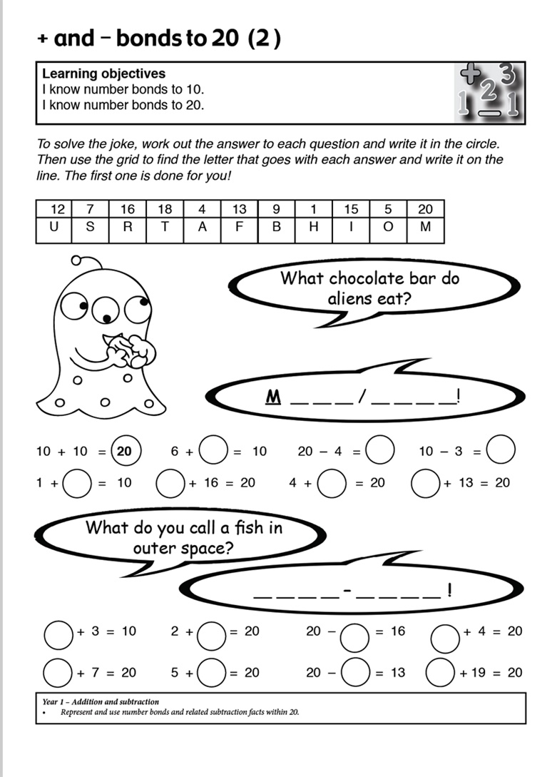 Activities For 7 Year Olds Printable Math