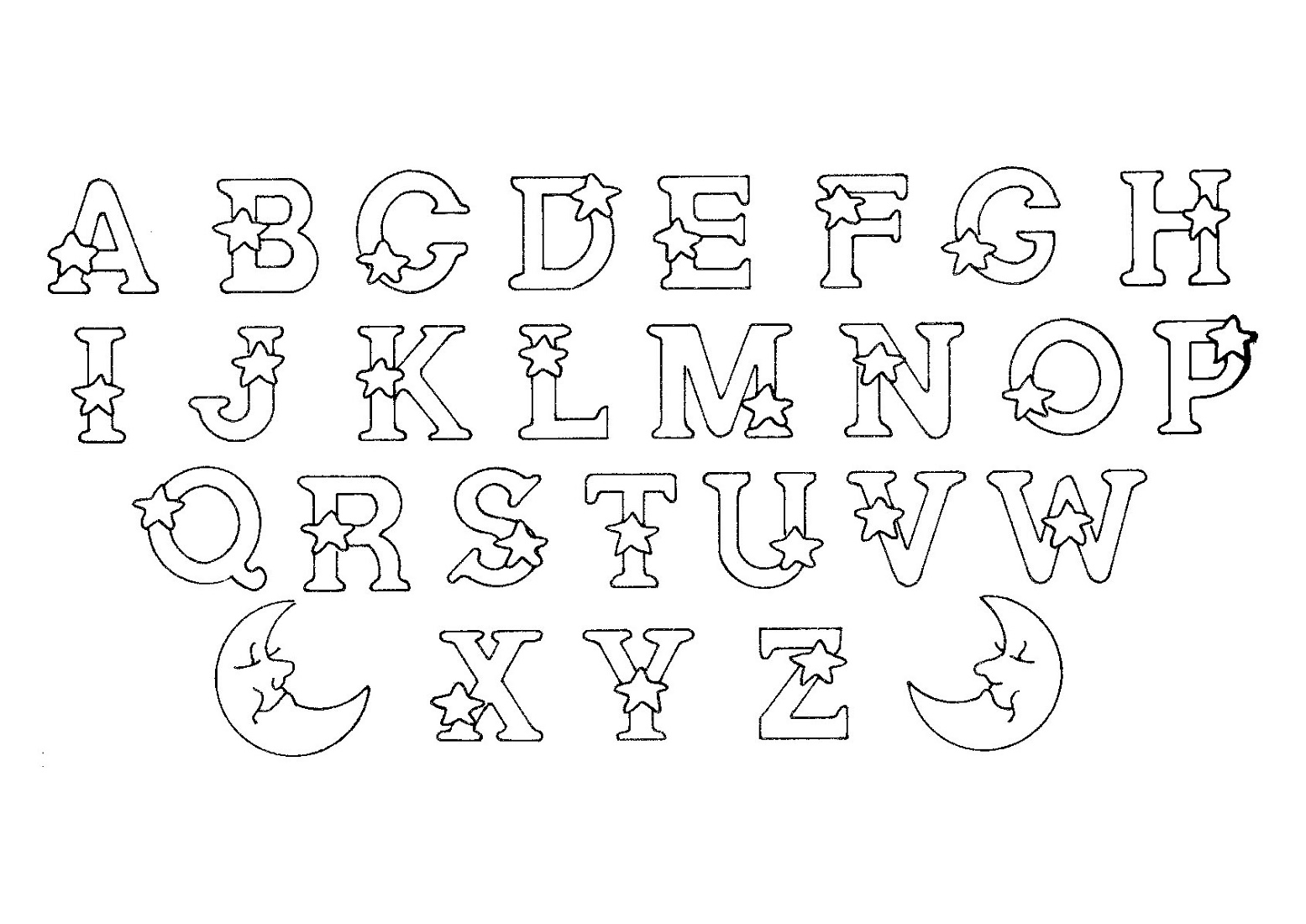Alphabet Coloring Pages Printable