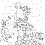 Berenstain Bears Coloring Pages Christmas Tree
