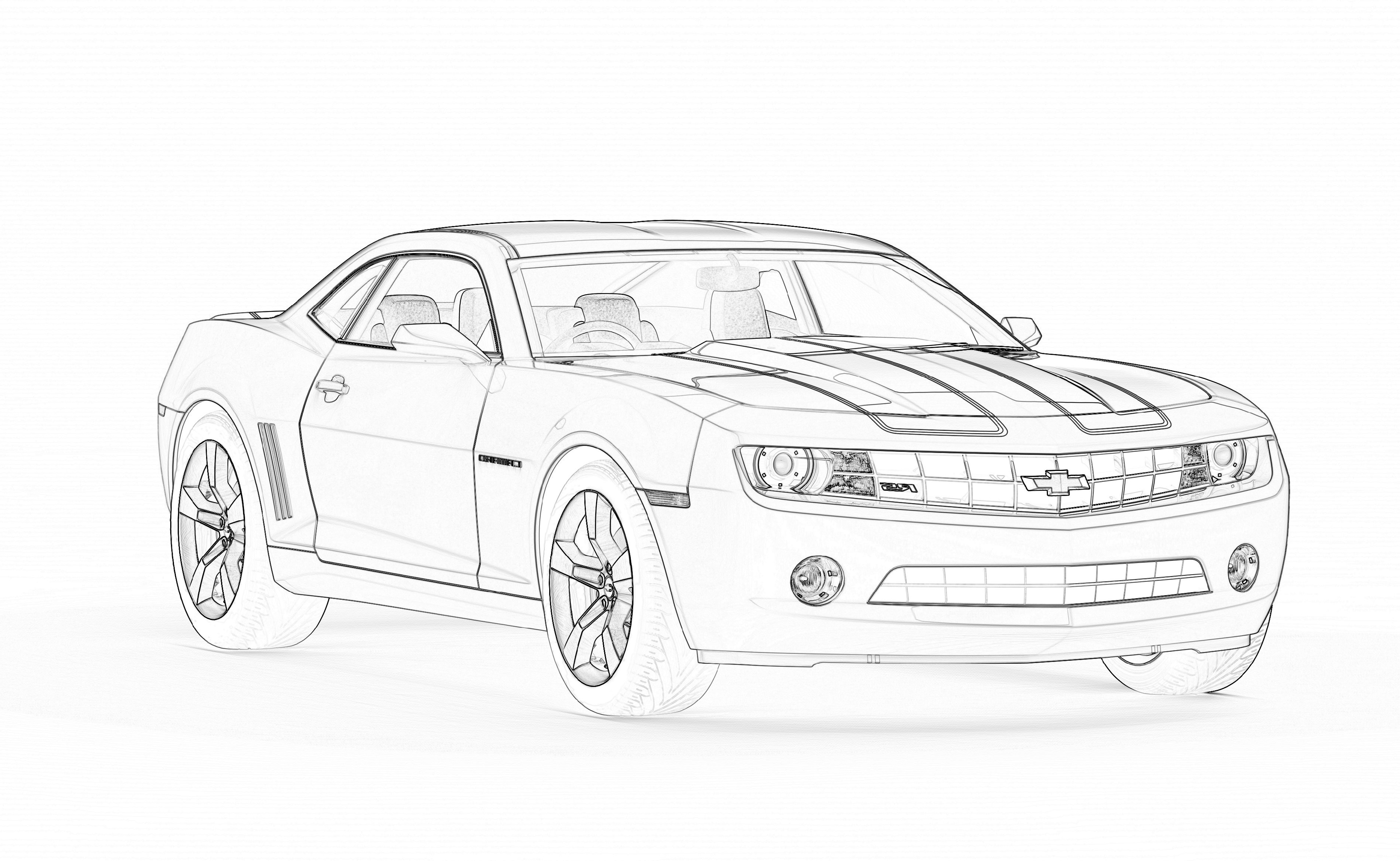 Camaro Coloring Pages To Print