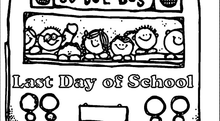 Last Day Of School Coloring Page Printable Coloring Pages