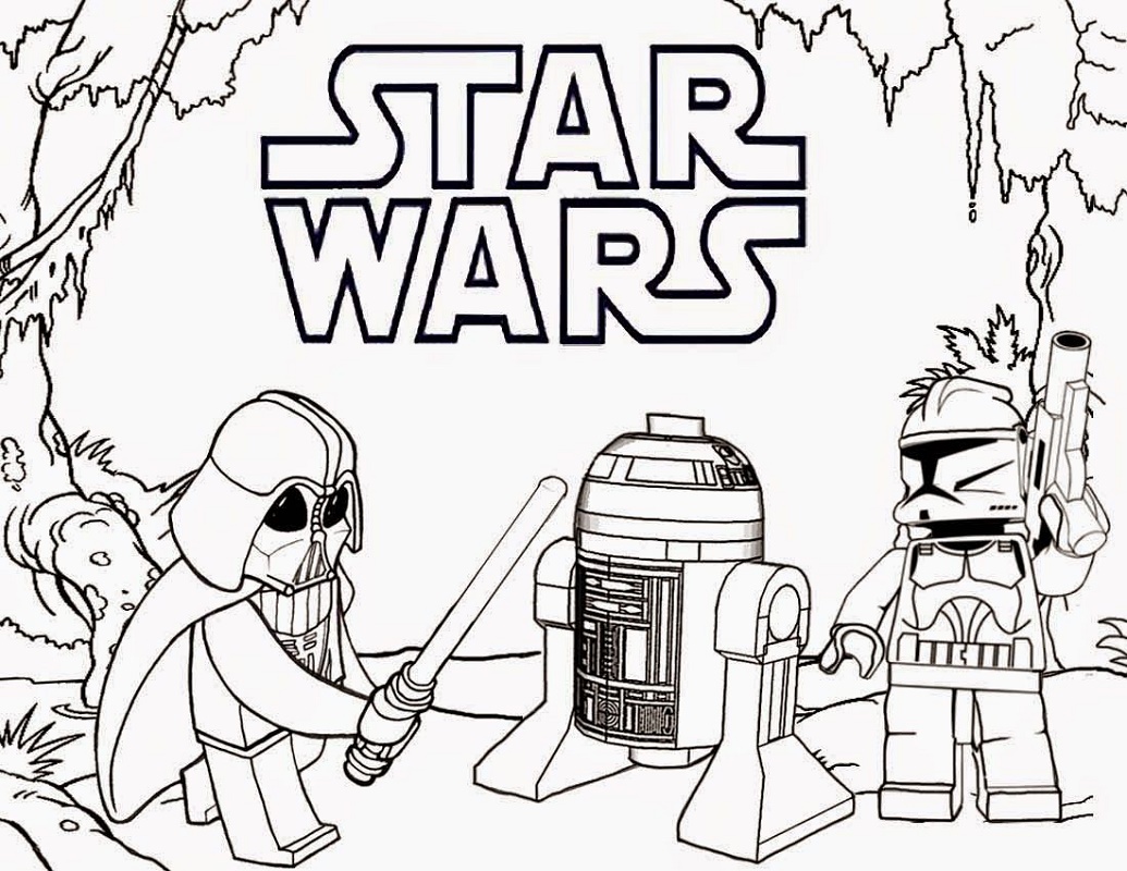 Lego Star Wars Coloring Pages To Print