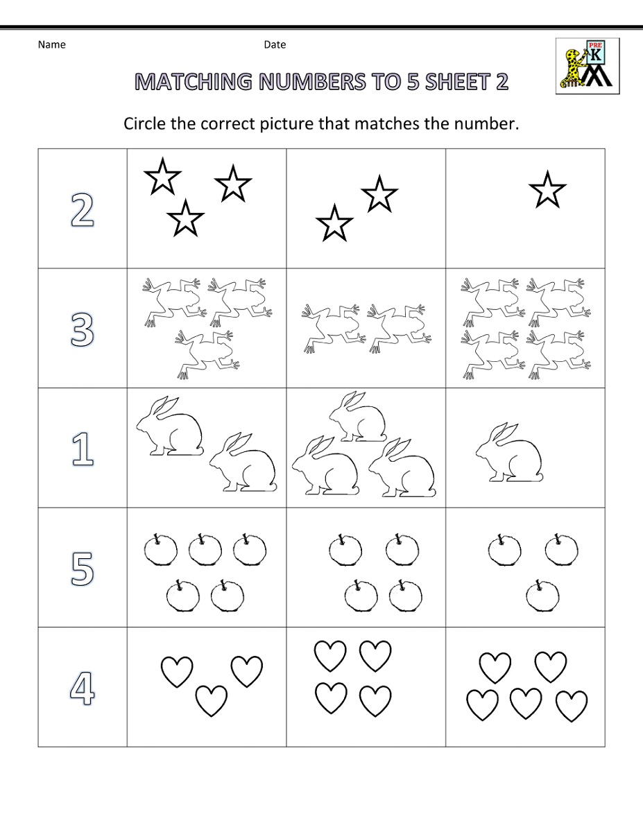 Printable Activities For Kids Counting