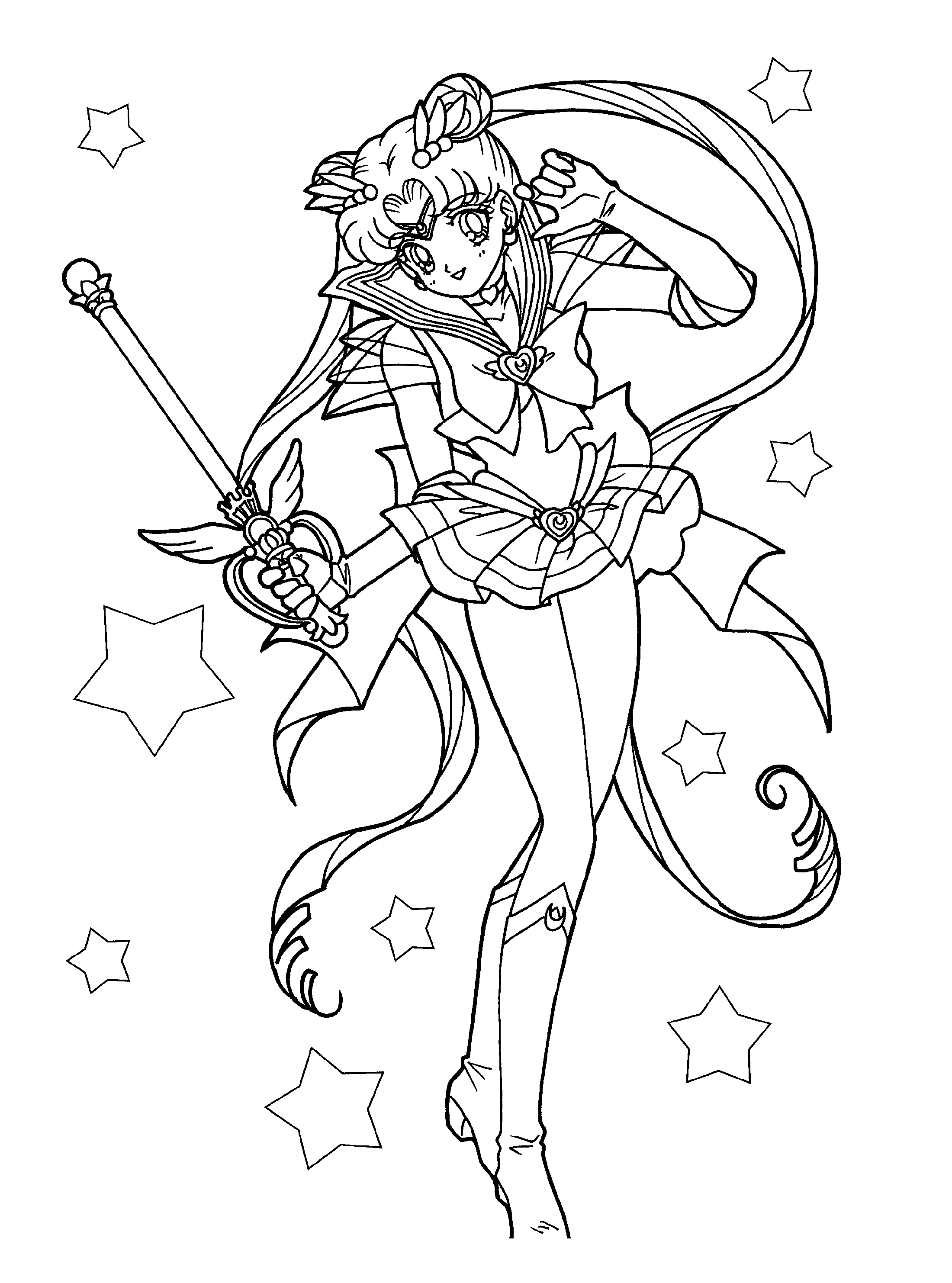 Sailor Moon Printable Coloring Pages