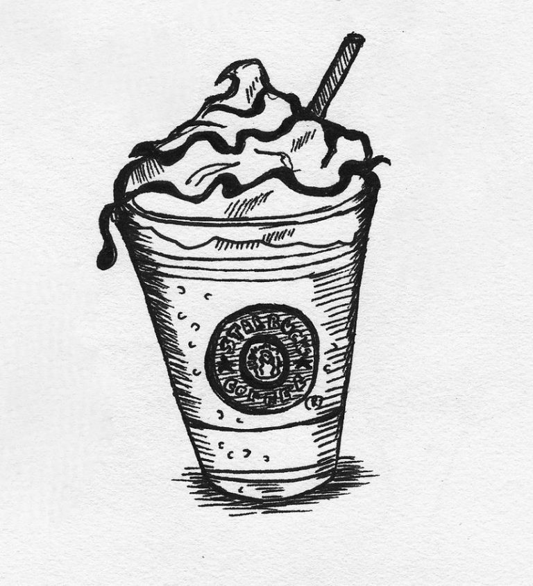 Cute Starbucks Coloring Pages