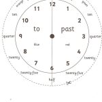 Activity Sheets For 6 Year Olds Clock