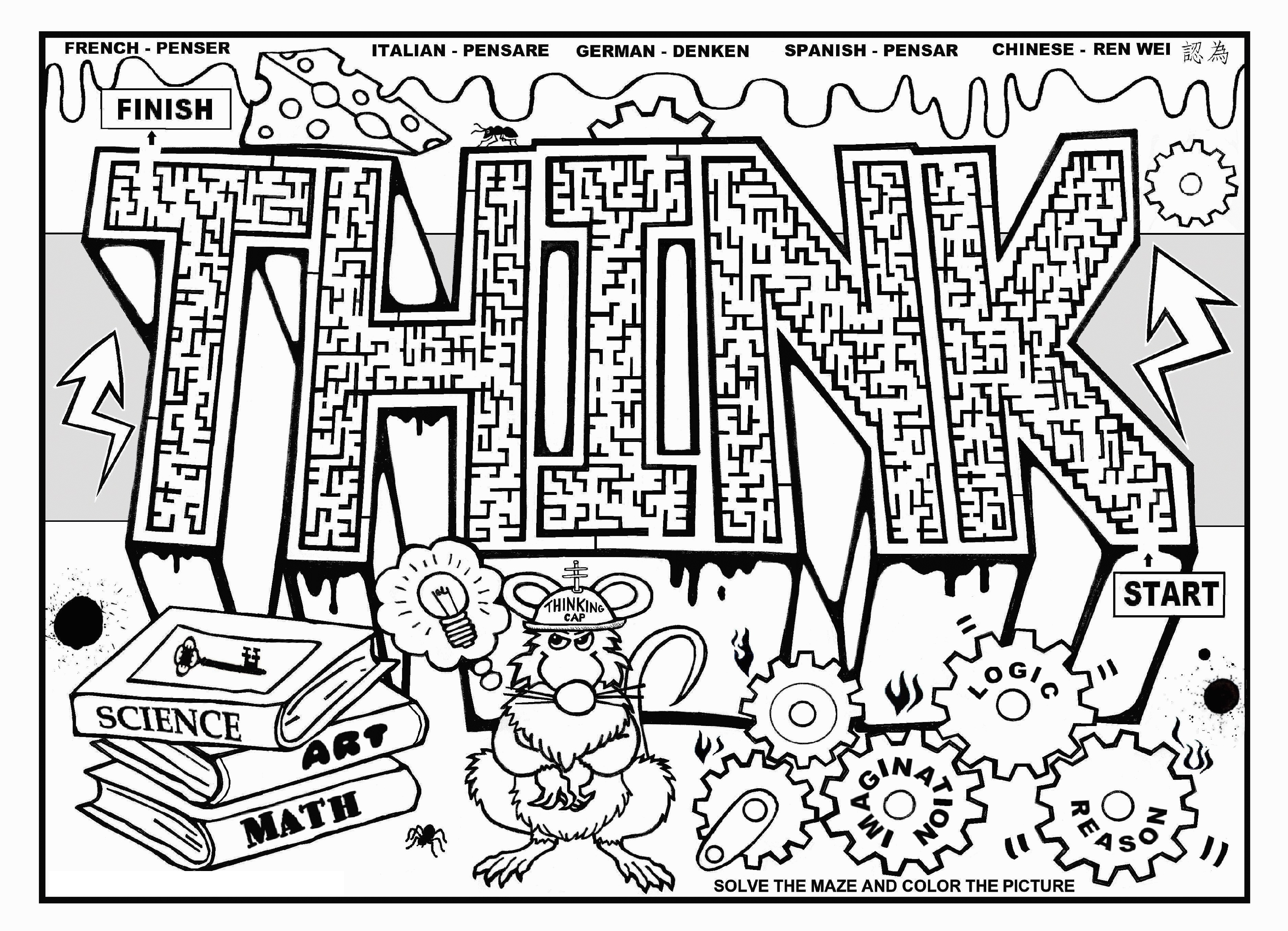 Cool Coloring Pages Graffiti