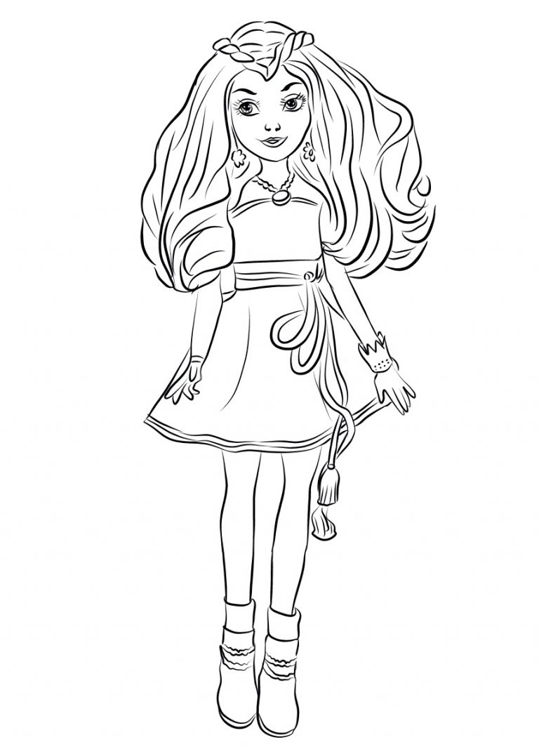 26 best ideas for coloring | Disney Descendants Printable Coloring Pages