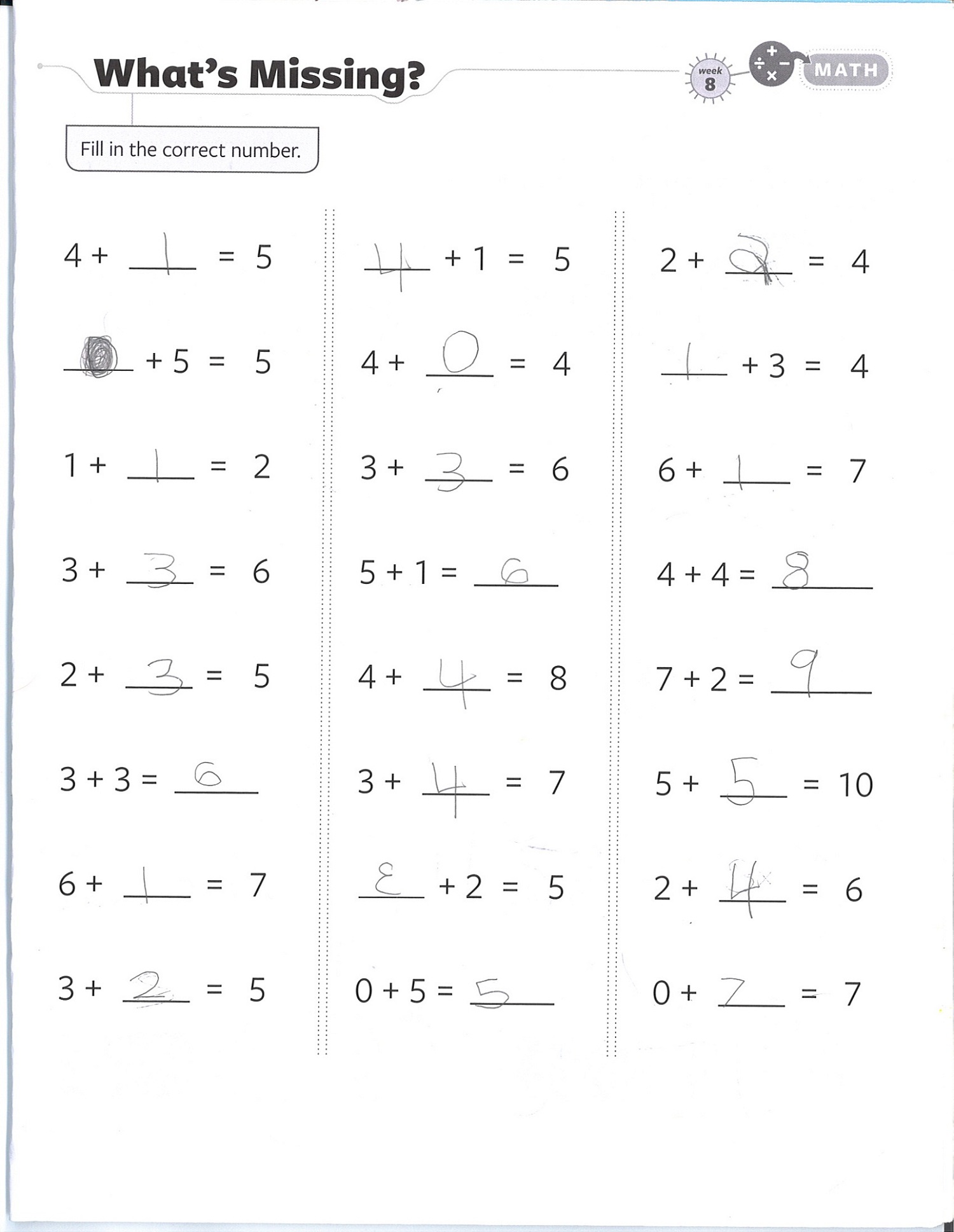 Free Elementary Math Worksheets First Grade